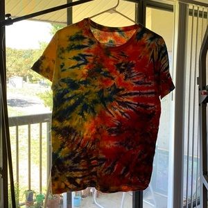 Bright tie dye
